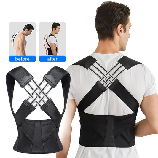 Breathable and Adjustable Posture Corrector Belt for Men and Women